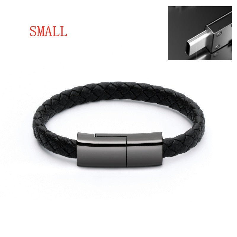 Creative Bracelet Data Cable – Stylish Wearable Charging Cable for Apple, Android & Type-C