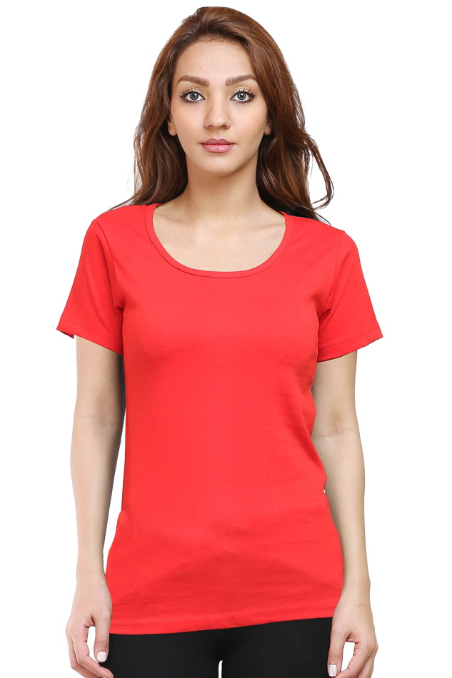 Plain Women's T-Shirt - Soft, Comfortable, & Fashionable