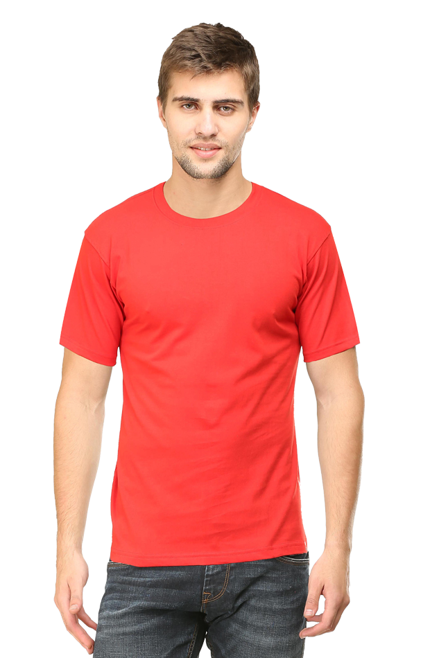 Plain Unisex Round Neck Classic T-Shirt - Soft Cotton, Perfect Fit, Timeless Style