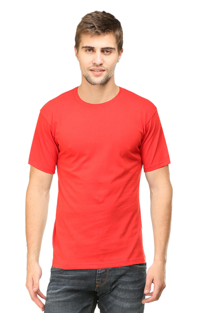 Plain Unisex Round Neck Classic T-Shirt - Soft Cotton, Perfect Fit, Timeless Style