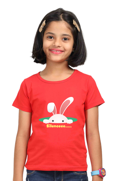 Cute Silence Girls T-Shirt