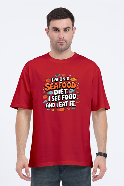 Sea Food Diet Timeless Oversized Classic T-Shirts for Effortless Style