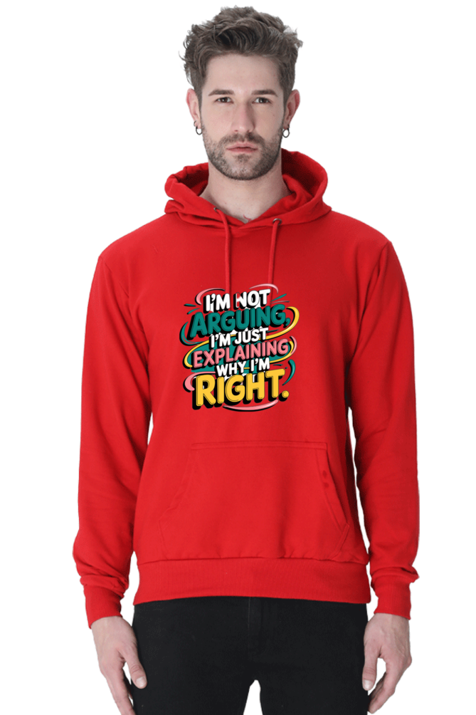 Iam Right printed hoodies - casual & Activewear