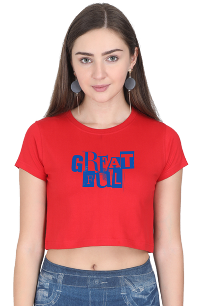 Women's Graphic Crop Tops – Express Your Style