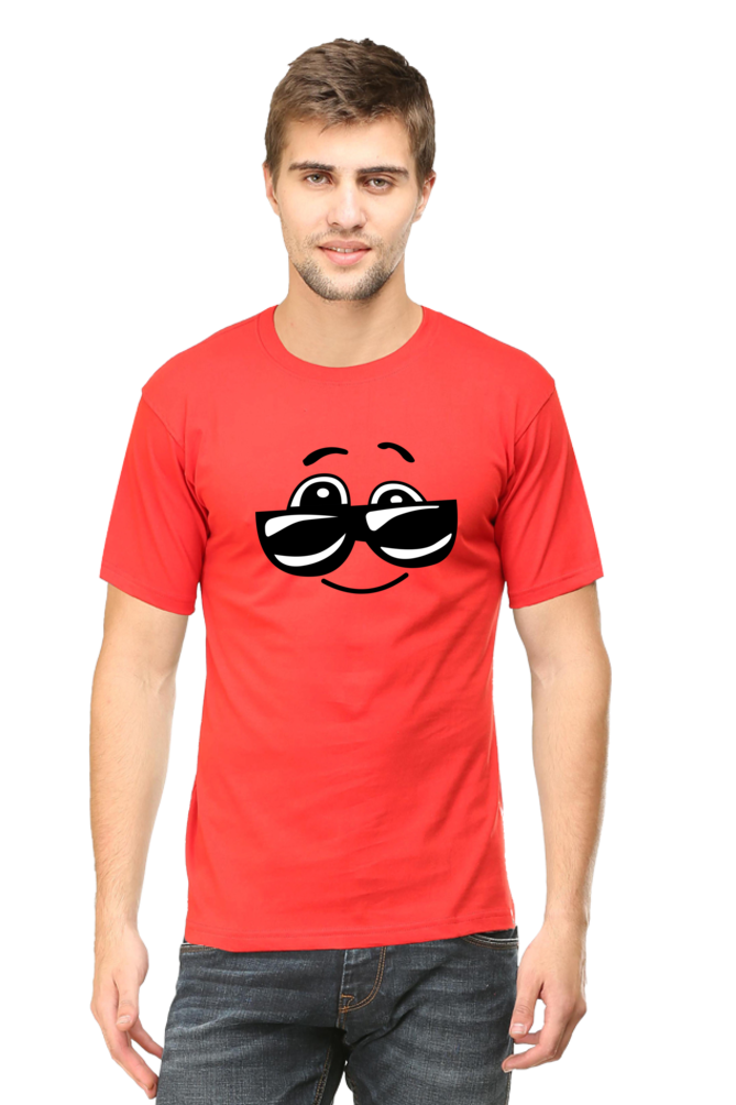 Smiley Round Neck T-Shirts Your Go-To for Casual Wear