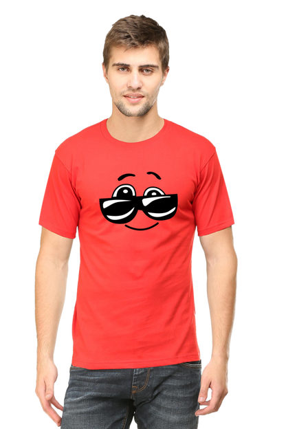 Smiley Round Neck T-Shirts Your Go-To for Casual Wear