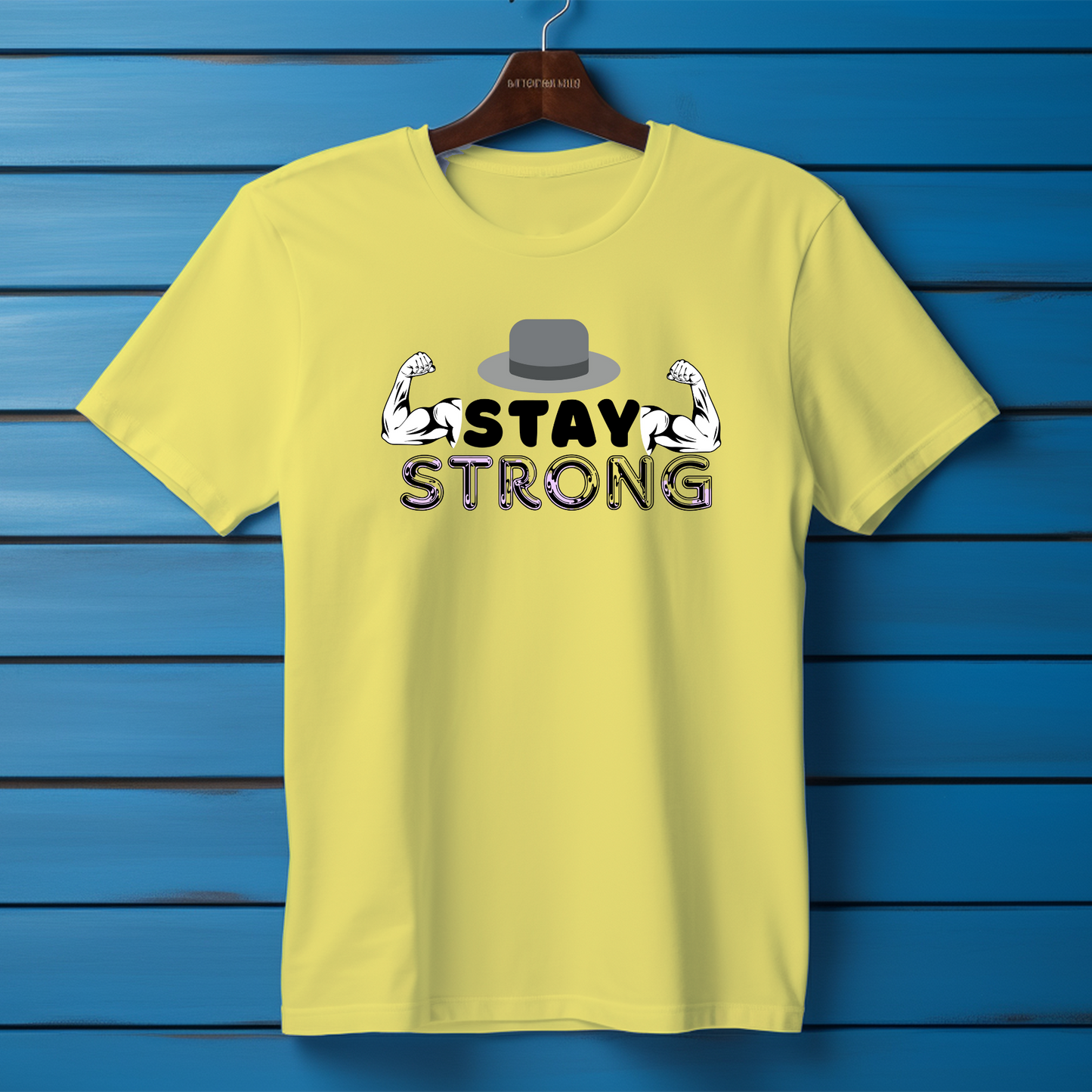 Stay Strong Gym round neck T-shirt for Men