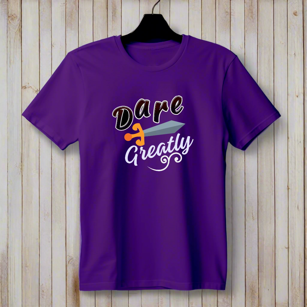 Dare Greatly Round Neck T-Shirts: The Ultimate in Comfort