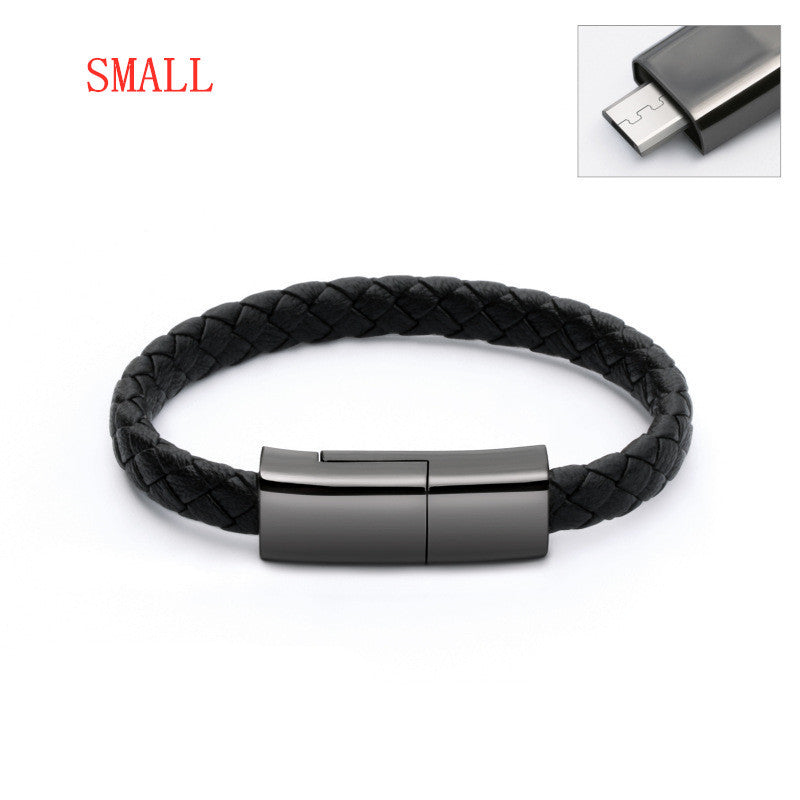 Creative Bracelet Data Cable – Stylish Wearable Charging Cable for Apple, Android & Type-C
