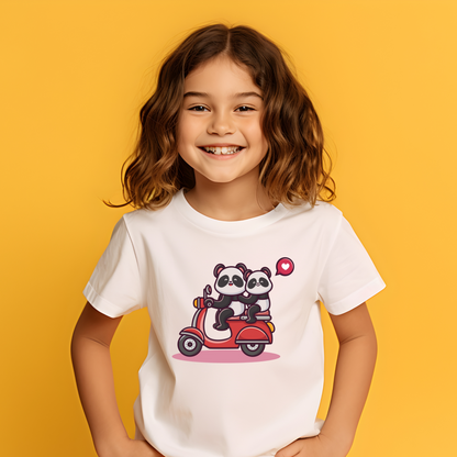 Panda Rider Girls T-Shirt