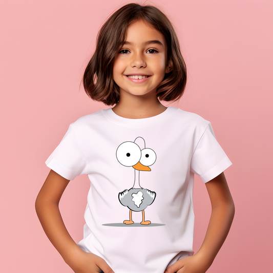 Duck printed Stylish Girls' T-Shirts