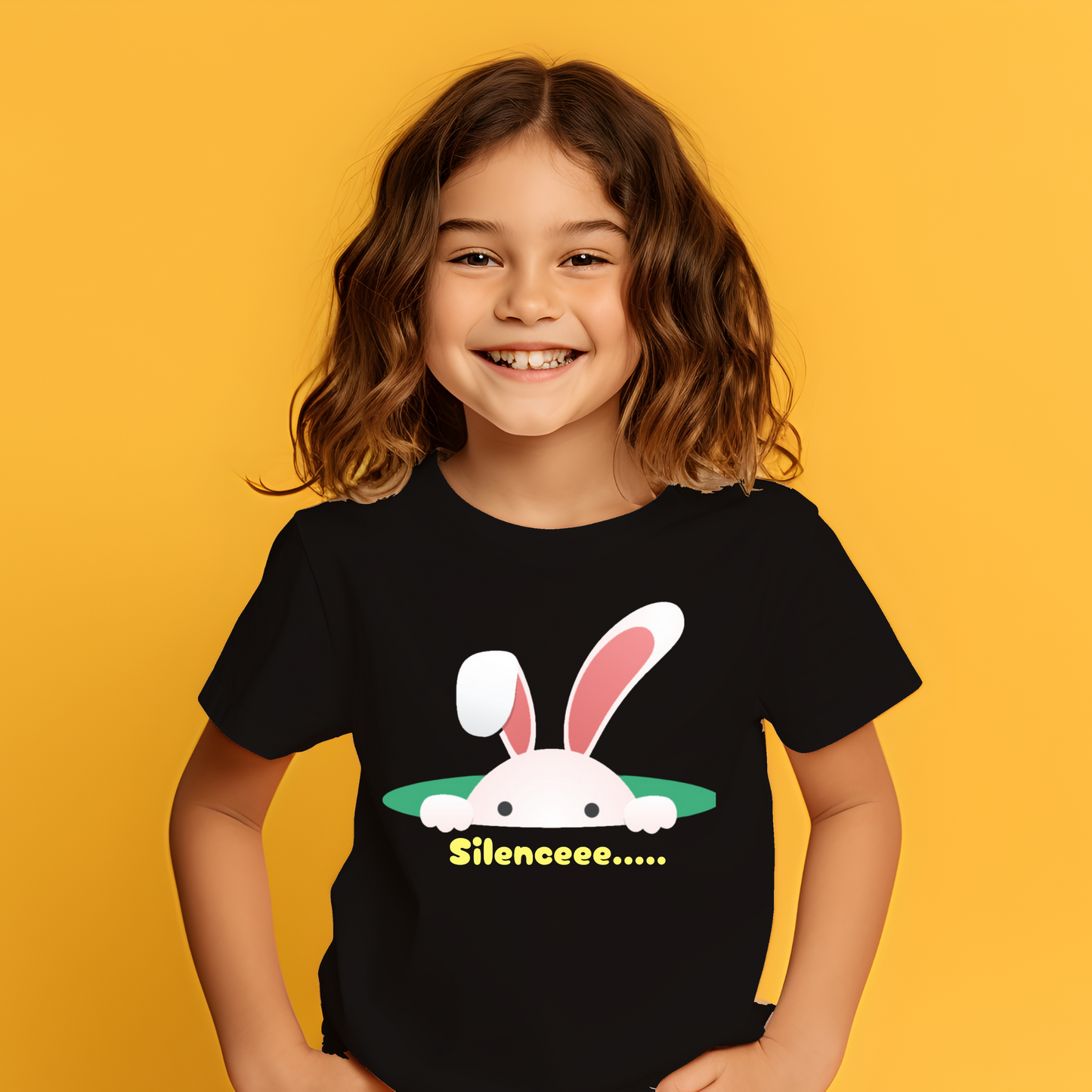 Cute Silence Girls T-Shirt