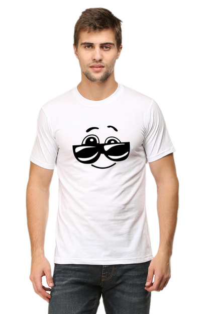 Smiley Round Neck T-Shirts Your Go-To for Casual Wear