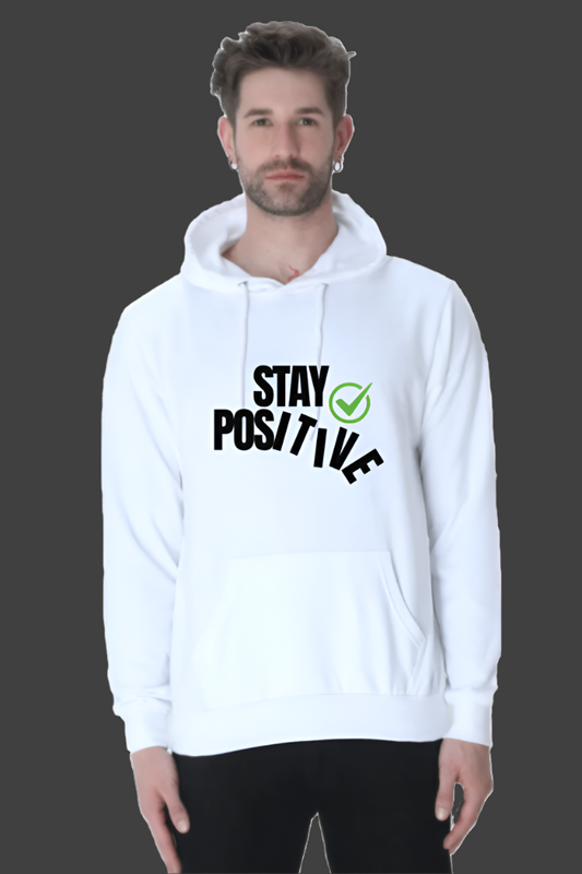 Stay Positive graphics hoodies