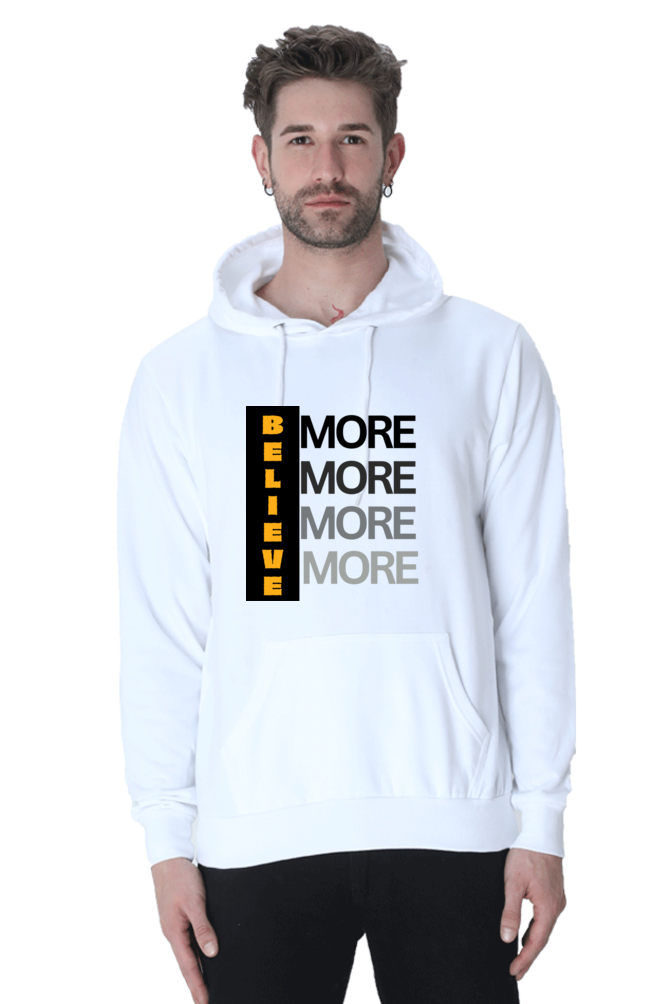 Believe More Printed Stylish Hoodies