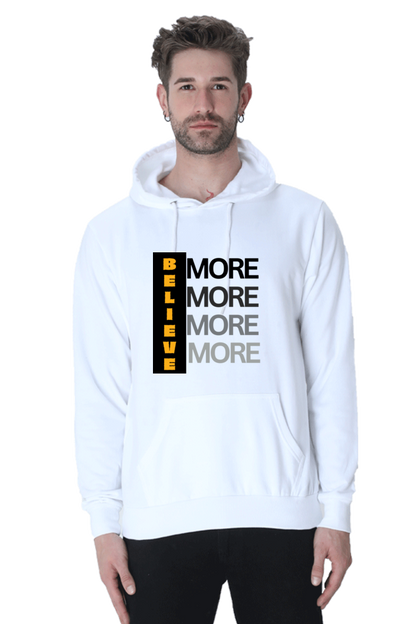 Believe More Printed Stylish Hoodies