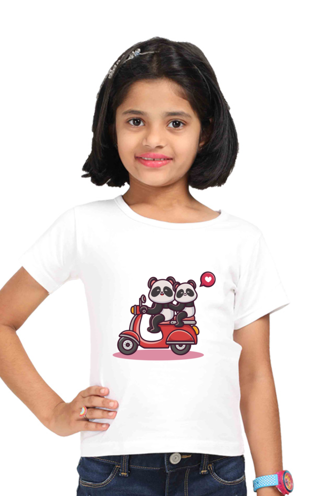 Panda Rider Girls T-Shirt