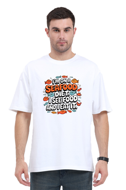 Sea Food Diet Timeless Oversized Classic T-Shirts for Effortless Style