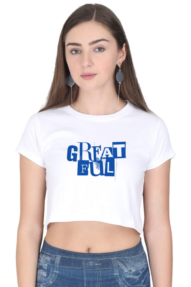 Women's Graphic Crop Tops – Express Your Style