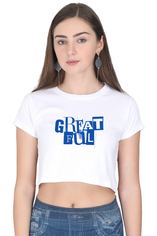 Women's Graphic Crop Tops – Express Your Style