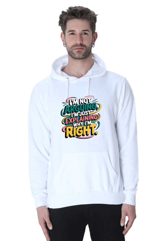 Iam Right printed hoodies - casual & Activewear