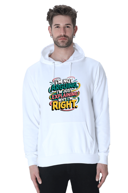 Iam Right printed hoodies - casual & Activewear