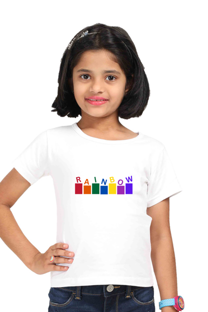 Rain Bow Piano Graphics Girls Top