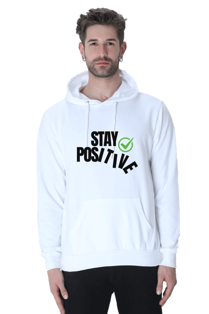 Stay Positive graphics hoodies