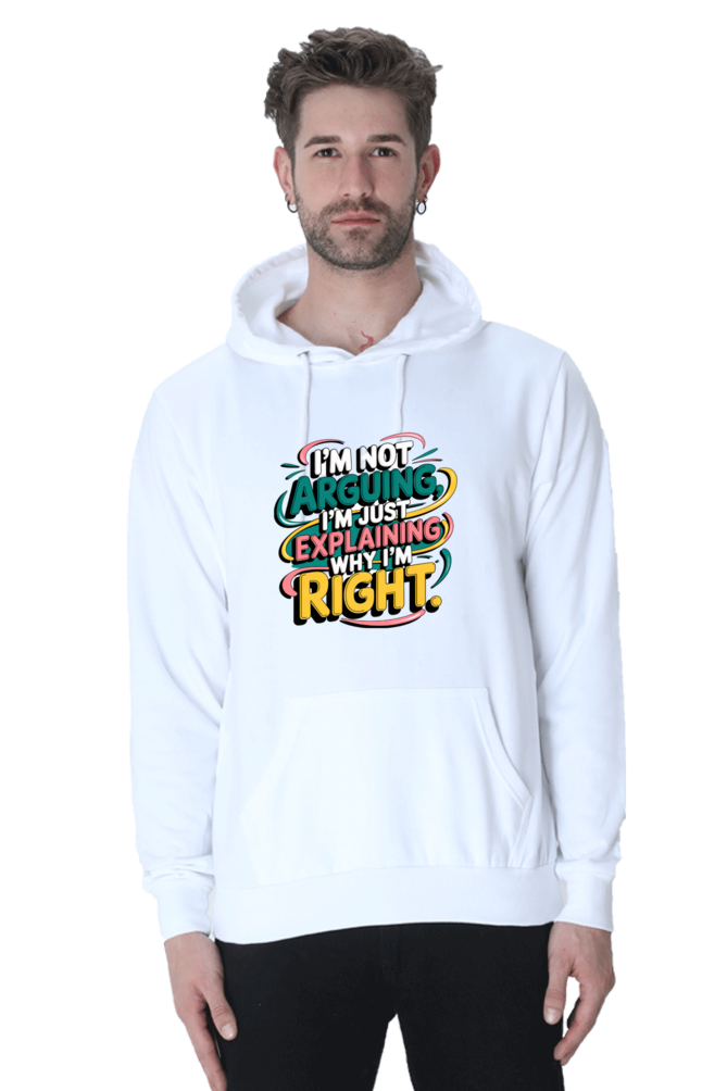 Iam Right printed hoodies - casual & Activewear