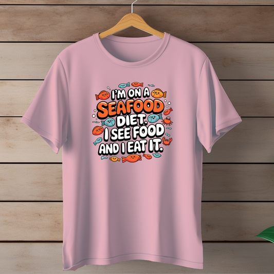 Sea Food Diet Timeless Oversized Classic T-Shirts for Effortless Style