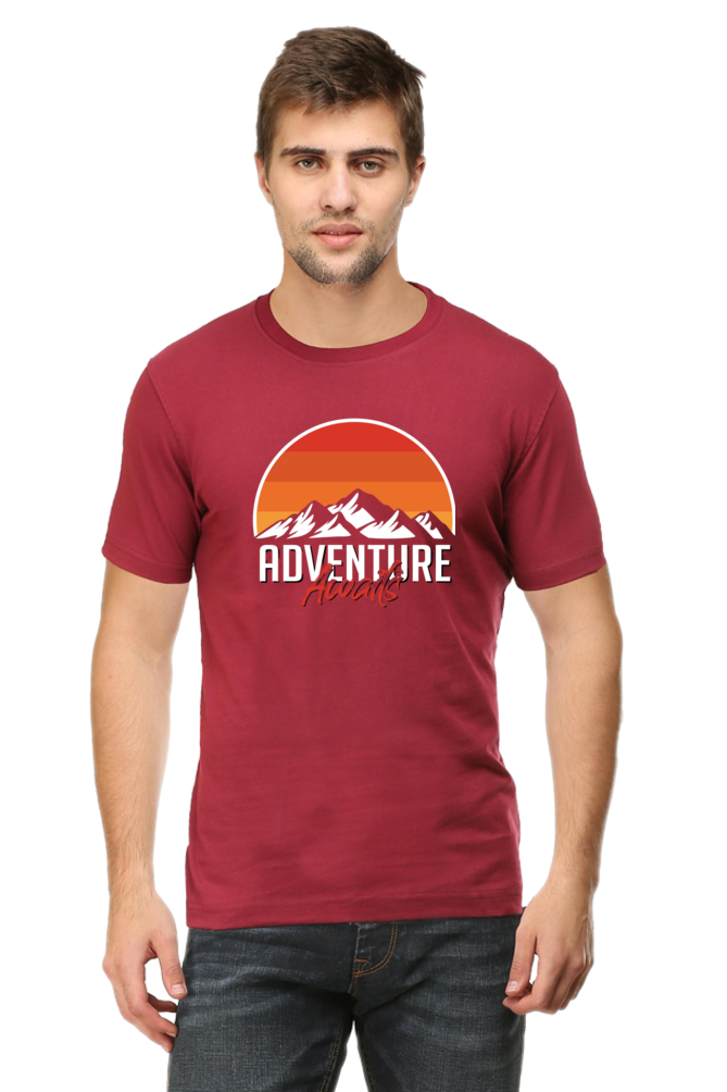 Adventure Quality Round Neck T-Shirts for Long-Lasting Wear