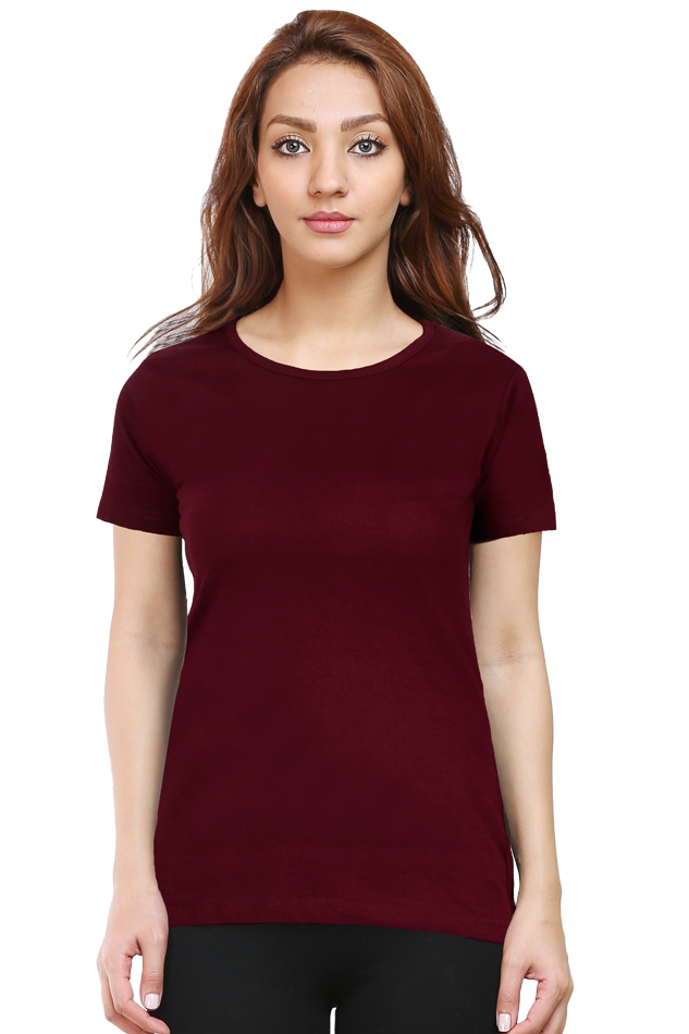 Plain Women's T-Shirt - Soft, Comfortable, & Fashionable