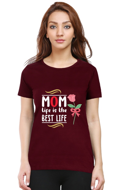 Mom Life printed Women's T-shirt