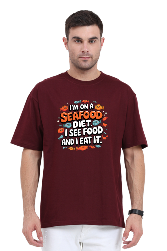 Sea Food Diet Timeless Oversized Classic T-Shirts for Effortless Style