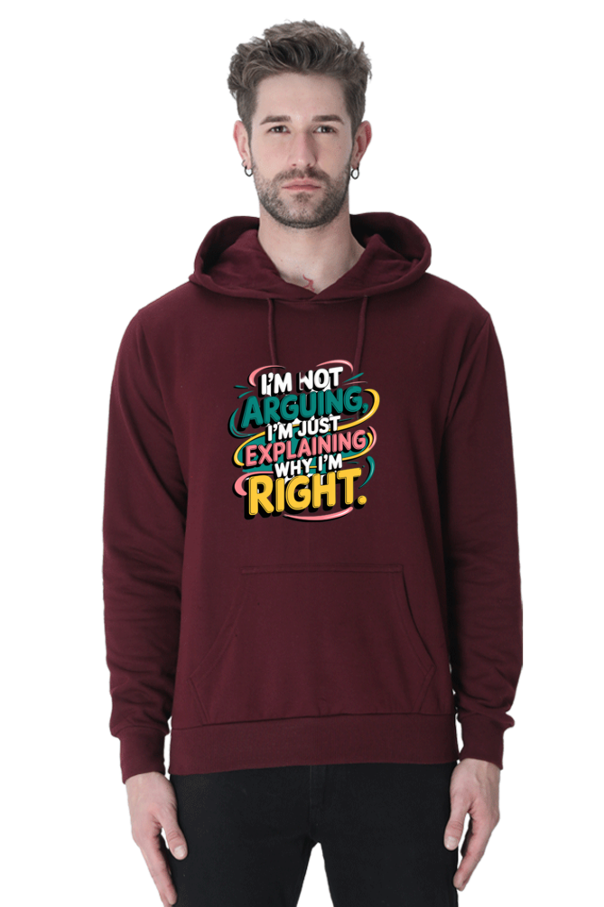 Iam Right printed hoodies - casual & Activewear