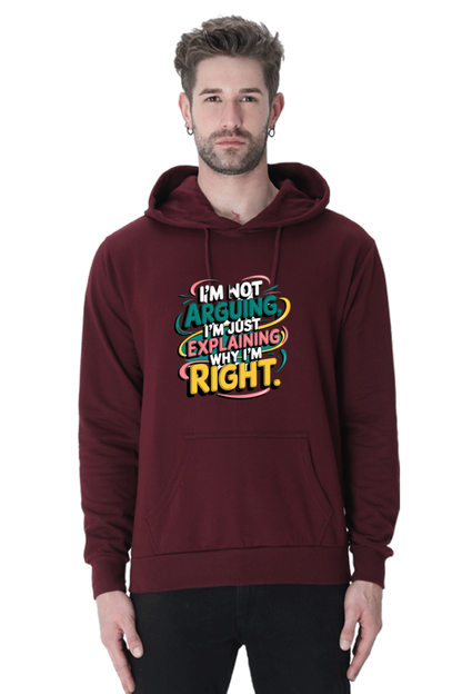 Iam Right printed hoodies - casual & Activewear