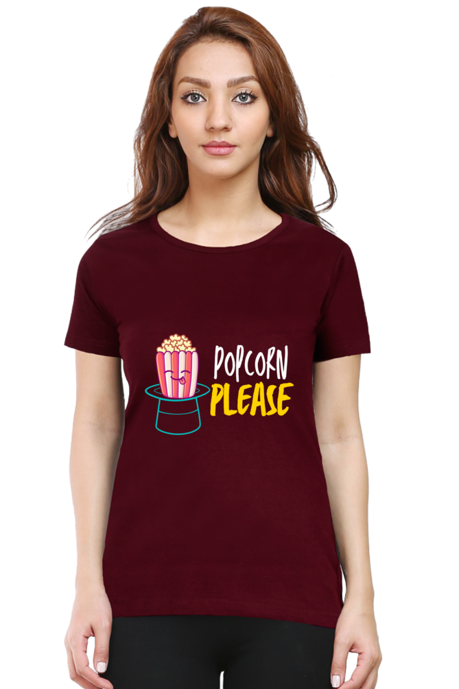 Popcorn lovers women's T-shirt