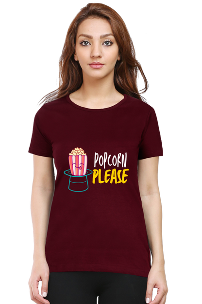 Popcorn lovers women's T-shirt