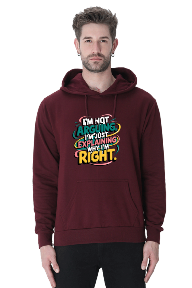 Iam Right printed hoodies - casual & Activewear