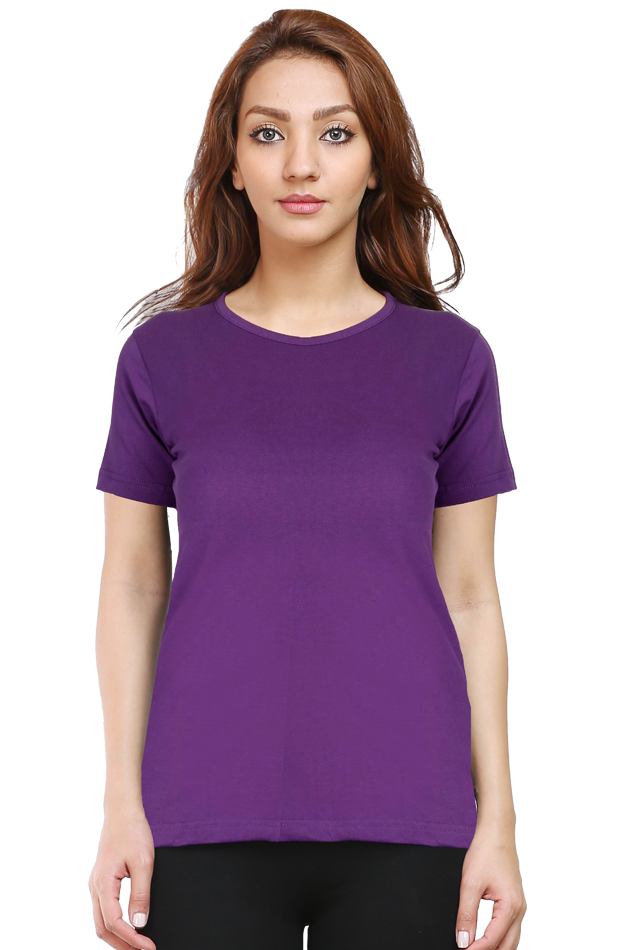 Plain Women's T-Shirt - Soft, Comfortable, & Fashionable