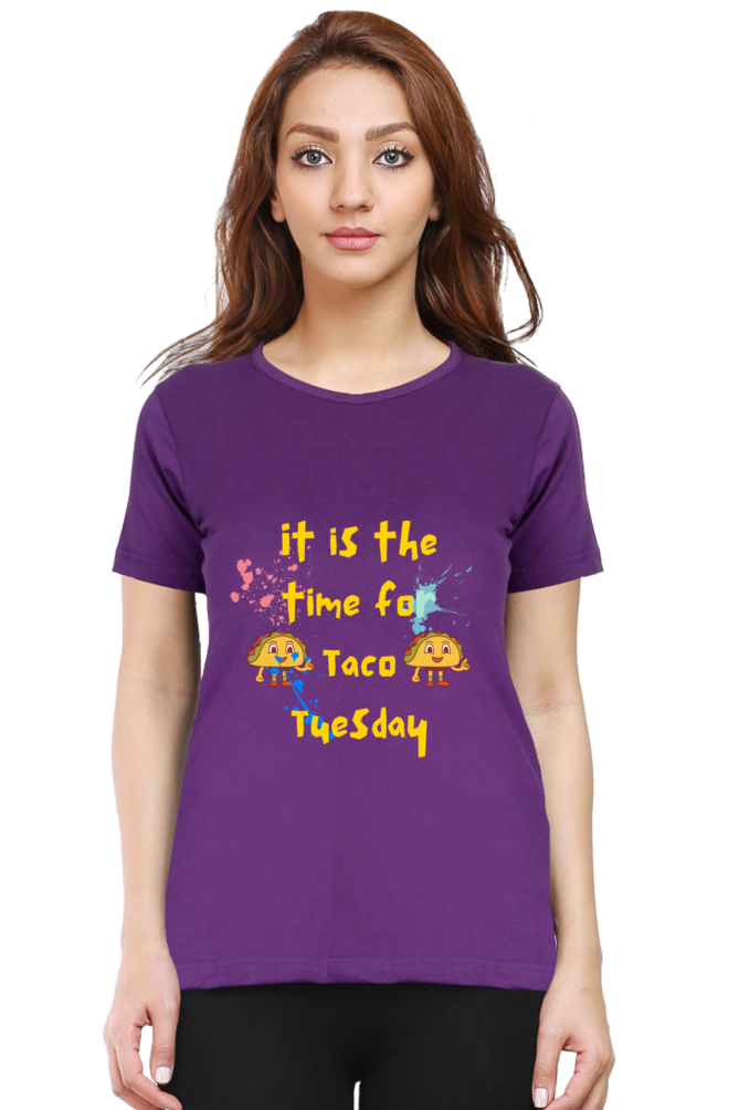 Taco Tuesday graphics women's Tshirt