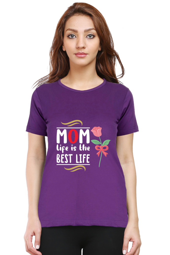 Mom Life printed Women's T-shirt