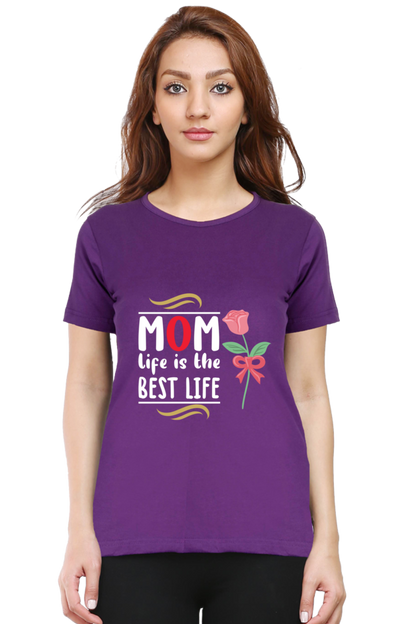 Mom Life printed Women's T-shirt