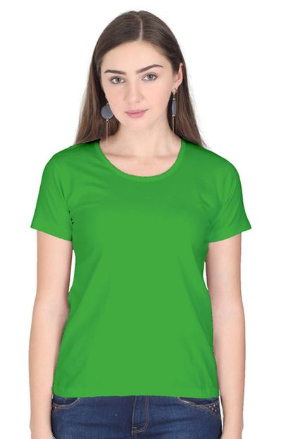 Plain Women's T-Shirt - Soft, Comfortable, & Fashionable