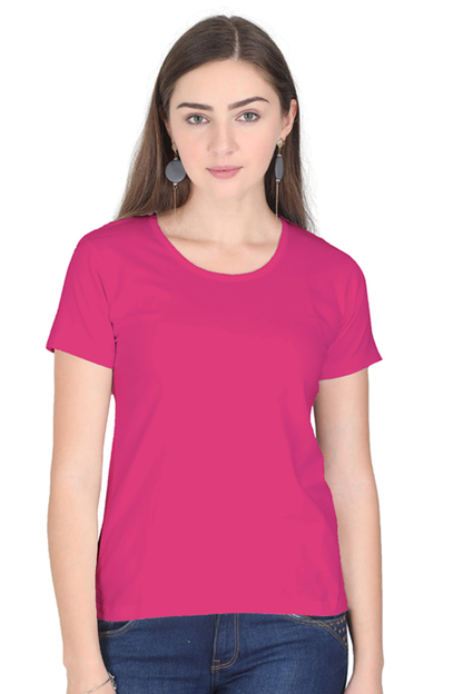 Plain Women's T-Shirt - Soft, Comfortable, & Fashionable