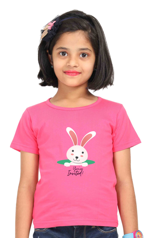 You are Invited bunny Girls Tees