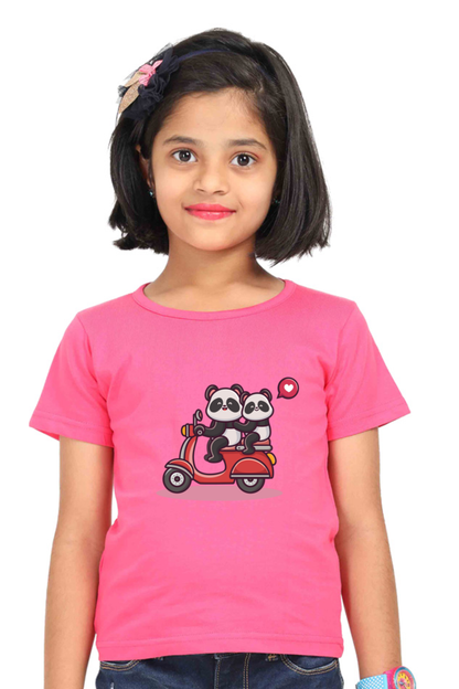 Panda Rider Girls T-Shirt