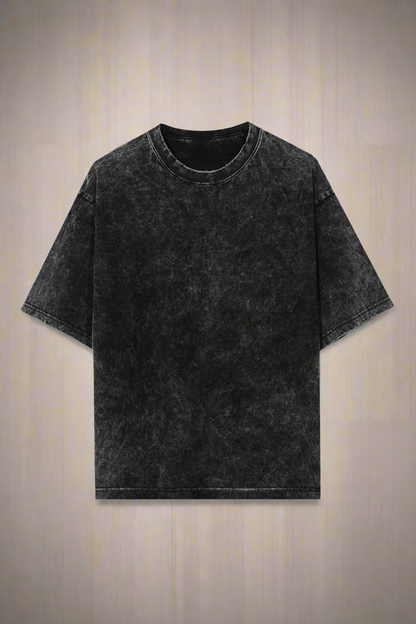 Plain Acid Wash Classic Oversize T-Shirt - Perfect for Any Occasion