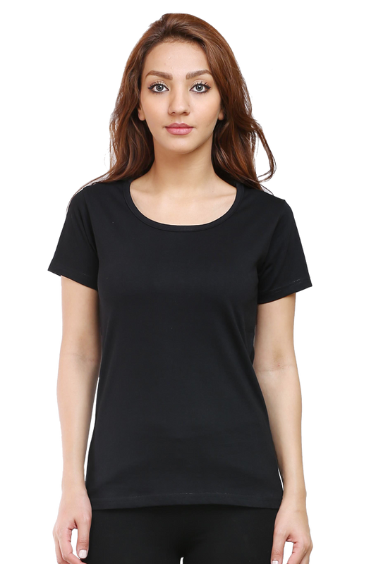 Plain Women's T-Shirt - Soft, Comfortable, & Fashionable