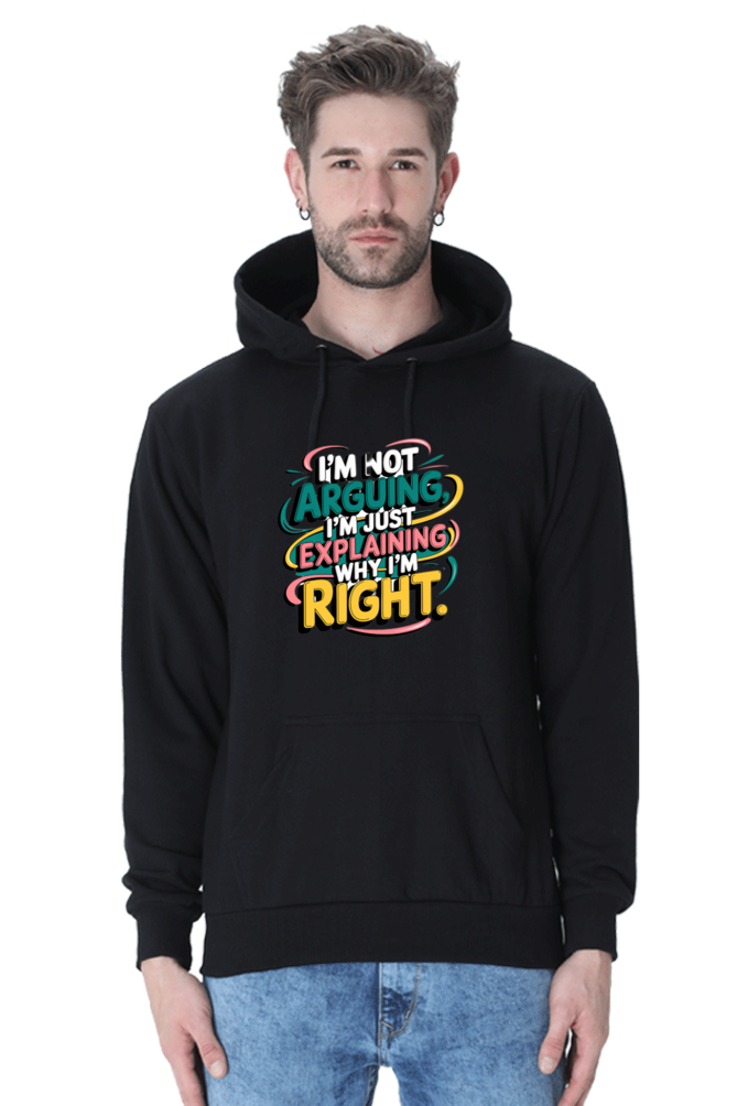 Iam Right printed hoodies - casual & Activewear